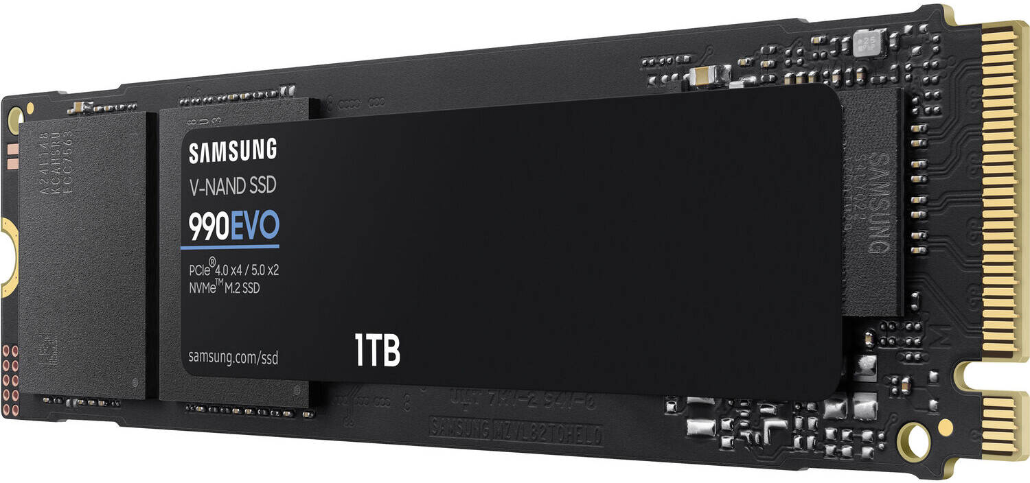 SAMSUNG 1TB NVMe 990 EVO up to 5000 MB/s MZ-V9E1T0BW SAMSUNG 1TB NVMe 990 EVO up to 5000 MB/s MZ-V9E1T0BW